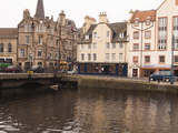 New and Old Waterside Buildings, Leith, Edinburgh, Scotland, Uk Photographic Print by Amanda Hall