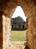 View Through the Entrance Arch, Mayan Ruins, Ek Balam, Yucatan, Mexico, North America Photographic Print