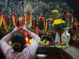 Women's Room Dedicated to Kim Hoa Mothers' Goddess, Emperor Jade Pagoda, Ho Chi Minh City, Vietnam Photographic Print