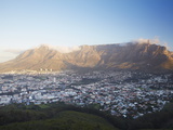 View of Table Mountain and City Bowl, Cape Town, Western Cape, South Africa, Africa Photographic Print by Ian Trower
