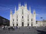 Piazza Duomo, Milan, Lombardy, Italy, Europe Photographic Print
