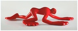 Der rote Flossi gedruckt Limited Edition by Rosalie 