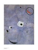Komposition in Blau, c.1925 Posters van Joan Miró