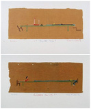 Junge und Mädchen (2 Blatt) Collectable Print by Peter Schulz