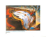 Reloj blando en el momento de su primera explosión Pósters por Salvador Dalí