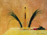 Geneverflasche & Gemuese Posters af Andreas Scholz