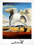 Vestiges atavique après sa pluie Prints by Salvador Dalí