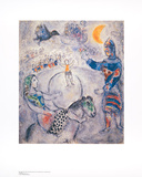 Grosser grauer Zirkus Affiches par Marc Chagall
