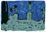 Garten bei Nacht Limited Edition by Werner Reuber