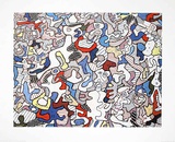 La vie de famille, c.1936 Plakater af Jean Dubuffet