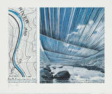 Over The Arkansas River X, Project Begränsad utgåva av Christo Over The Arkansas River X, Project Begränsad utgåva av Christo