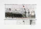 Reichstag IX Limitierte Auflage von Christo 