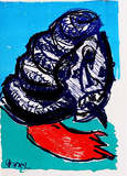 129 (One Cent Life) Reproductions pour les collectionneurs par Karel Appel