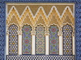 Ornate Detail With Coloured Tiles, Royal Palace, Fez-El-Jedid, Fez (Fes), Morocco, North Africa Fotografisk tryk Ornate Detail With Coloured Tiles, Royal Palace, Fez-El-Jedid, Fez (Fes), Morocco, North Africa Fotografisk tryk