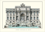 Fontana di Trevi Art by 0 