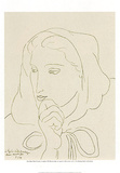 Ritratto di donna con cappuccio Posters by Henri Matisse