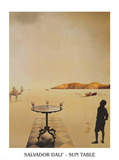 Sun Table Affiches van Salvador Dalí