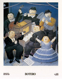 Die Musiker Kunstdrucke von Fernando Botero