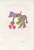 Fantasiewesen Drachen C, c.1974 Sammlerdrucke von Otmar Alt