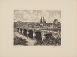 Frankfurt/O., Gesamtansicht Kunstdrucke von Bruck 