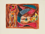 Odalisque Limited edition van Andre Masson Odalisque Limited edition van Andre Masson