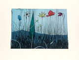 Blumen am Mont Ventoux, c.2005 Limitierte Auflage von Paul Wunderlich