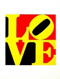 Die deutsche Liebe Serigrafi af Robert Indiana
