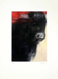 Stier Rot, c.2001 Limited Edition by Hans Richter