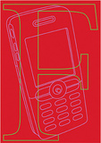 Alphabet, c.2007 - F Edition limitée par Michael Craig-Martin