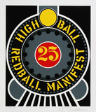 High Ball Twenty Five Limited edition van Robert Indiana