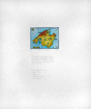Mallorca Landkarte Limited Edition by Monika Dawidowski