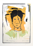 Portrait auf Gelb Limited Edition by Josati 