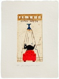Hotel Kreta (Fauteuil Rouge) Limited Edition by Raymond Waydelich