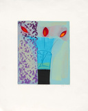 Blue Glass Vase, c.2001 Spesialversjon av Russel Baker