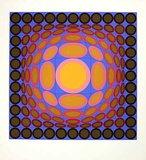 Tri Vega Limitierte Auflage von Victor Vasarely