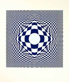 Kek bleu Limited Edition by Victor Vasarely