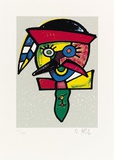 Herzbube, c.1995 Limitierte Auflage von Otmar Alt