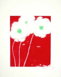 Dreimal Weiss auf Rot, c.2000 Limited Edition by Josef Hirthammer