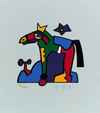 Zootiere Pferd, c.1995 Limitierte Auflage von Otmar Alt