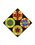 Black Diamond Am. Dream 2 Serigraph by Robert Indiana