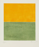 Ohne Titel Orange/Grün, c.2001 Edition limitée par Gunther Forg