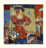 Woman with dogs Limited Edition by Alexander Ivanov