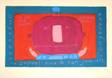 Ohne Titel VI Serigraph by Wouter Stips