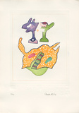 Fantasiewesen Schwebendes Pferd B, c.1974 Sammlerdrucke von Otmar Alt