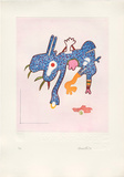 Fantasiewesen Säbelzahn A, c.1974 Sammlerdrucke von Otmar Alt
