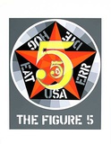 No. Five Serigraph by Robert Indiana