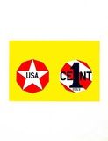 the new glory penny Serigraph by Robert Indiana