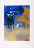 Bäume Blau, c.2001 Limited Edition by Hans Richter