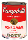 Campbell's Soup - Consommé (Beef) Sérigraphie par Andy Warhol