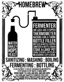 Home Brew (Black) Serigrafi af Kyle & Courtney Harmon